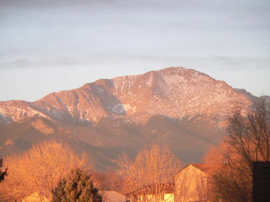 Pike's Peak Sunrise Fall